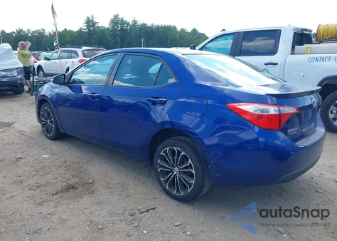 2014 Toyota Corolla S Plus z USA, uszkodzony, nr VIN 2T1BURHE8EC047713